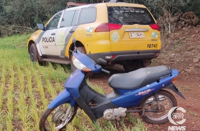 Polícia Militar de Missal recupera motoneta furtada