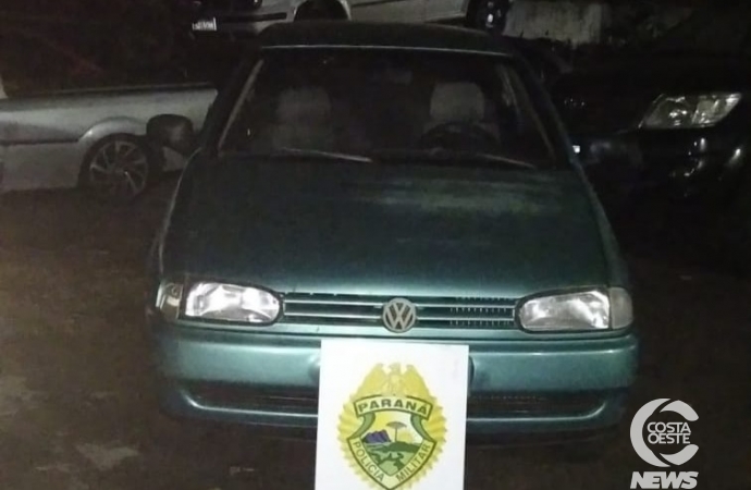 Polícia Militar de Santa Helena recupera veículo furtado na região