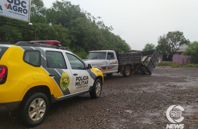 Em rápida ação, Polícia Militar de São Miguel recupera F1000 furtada em Medianeira