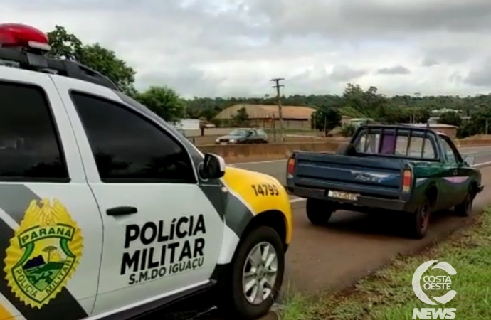 Polícia Militar de São Miguel recupera veículo furtado em Serranópolis do Iguaçu