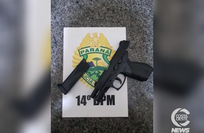 Polícia Militar detém indivíduo com simulacro em São Miguel do Iguaçu