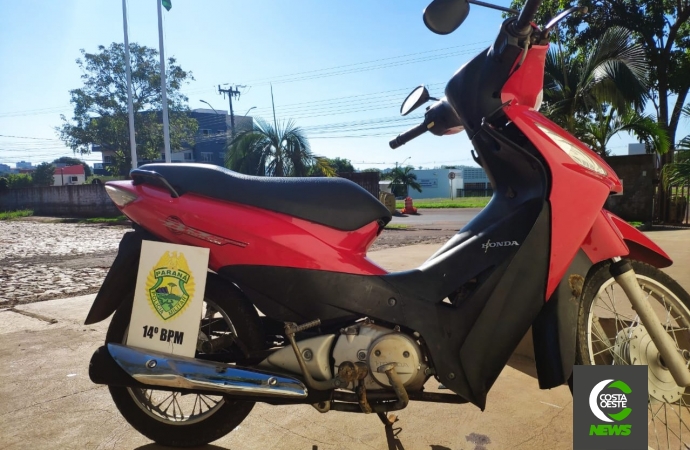 Polícia Militar prende dois indivíduos e recupera motocicleta em Medianeira