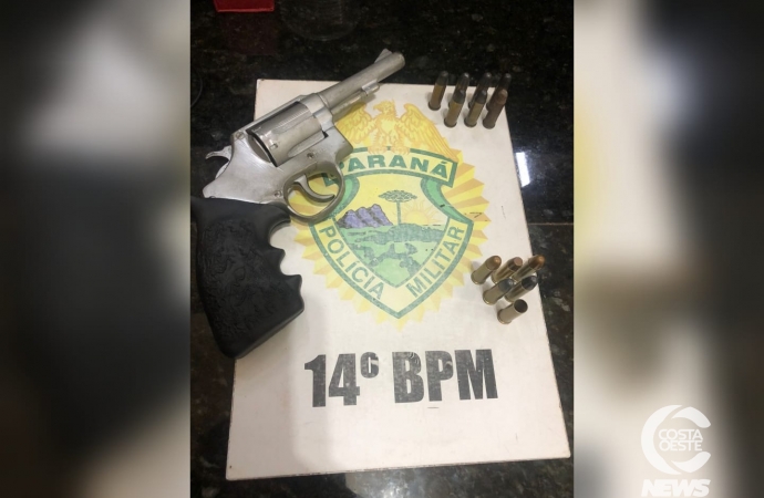 Polícia Militar prende homem com arma de fogo em Medianeira