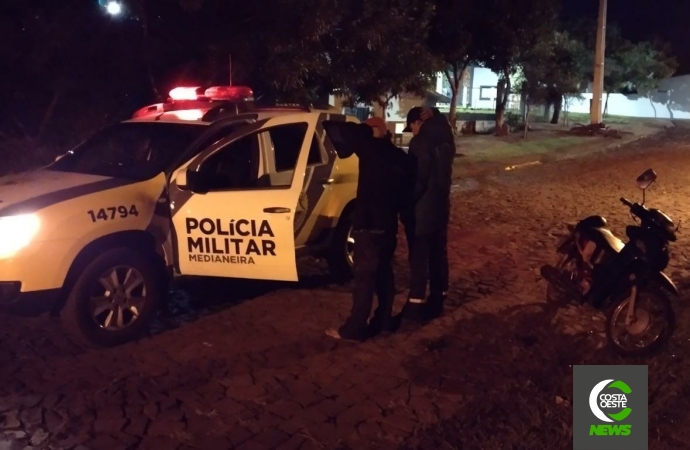 Polícia Militar recupera moto furtada em Medianeira