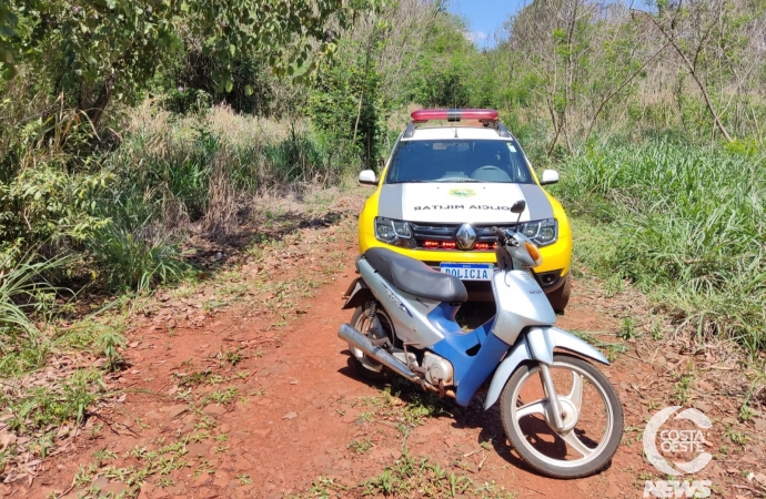 Polícia Militar recupera motocicleta logo após furto em São Miguel do Iguaçu