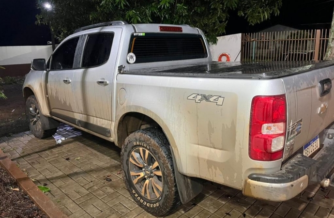 Polícia Militar recupera S-10 roubada no sábado (15) em Missal