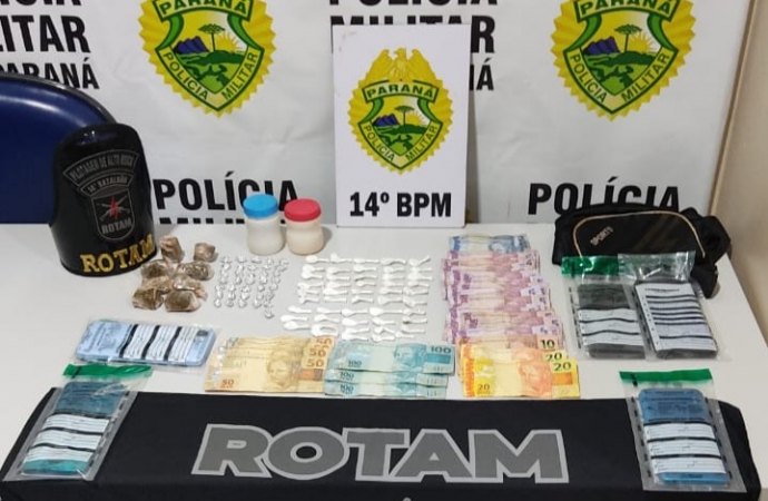 Polícia prende dois por tráfico de drogas em Medianeira durante Operação Força Total XIII