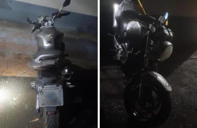 Polícia recupera motocicleta furtada em Santa Helena