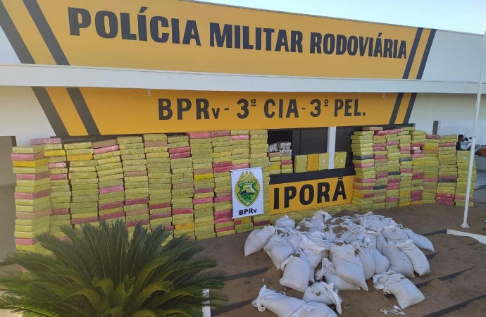 Polícia Rodoviária apreende 4,7 toneladas de maconha em cargas de sementes