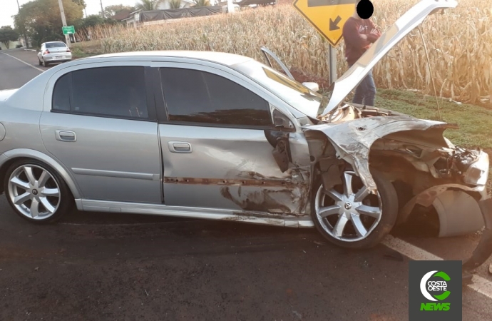 Polícia Rodoviária atende acidente na PR 495 em Santa Helena