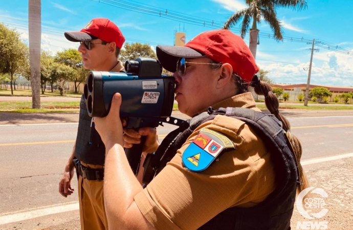 Polícia Rodoviária de Santa Helena flagra mais de 200 veículos acima da velocidade na Operação Páscoa