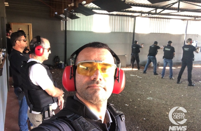Policiais civis de Santa Helena recebem treinamento de armamento e tiro