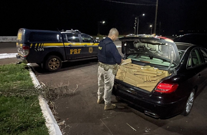 Policiais Rodoviários Federais apreendem quase meia tonelada de droga em Santa Terezinha de Itaipu