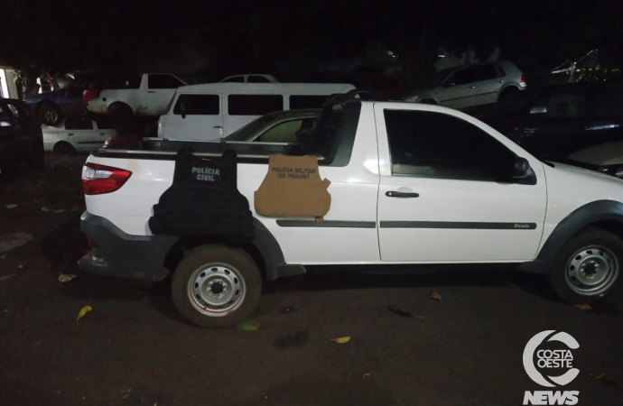 Policias Militar e Civil recuperam veículo furtado em Santa Helena