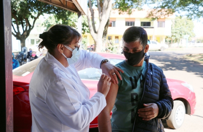 População de 41 anos será vacinada amanhã em Santa Helena