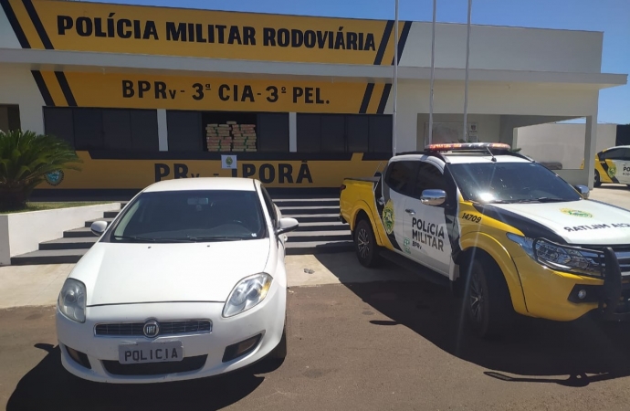 Polícia Rodoviária Estadual apreende veículo com mais de 150 kg de maconha