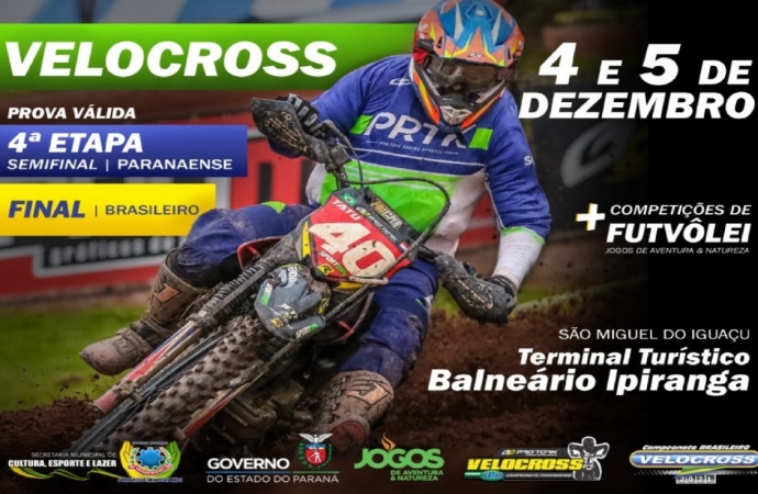 Prainha de SMI vai sediar final do Brasileiro de Velocross e Jogos de Aventura e Natureza