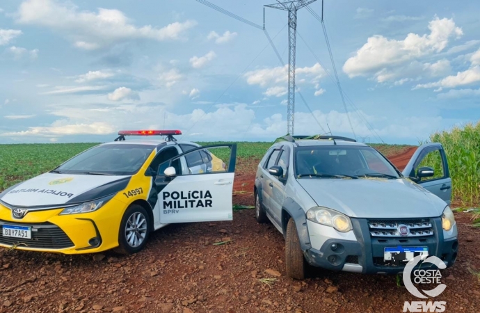 PRE de Santa Helena apreende veículo carregado com drogas na PR 488