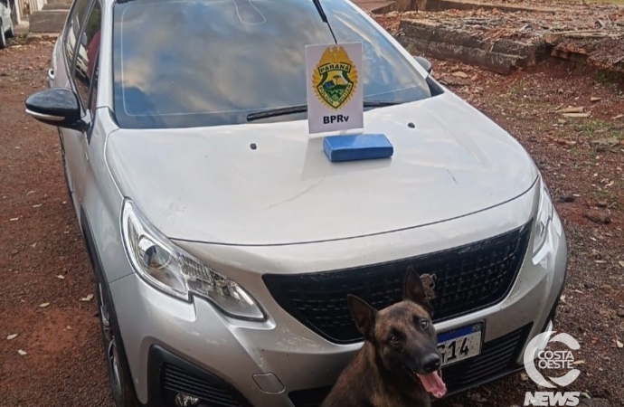 PRE recupera carro roubado e apreende droga em Vera Cruz do Oeste