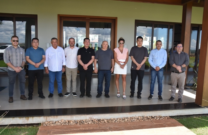 Prefeito Motta acompanha visita de representantes da Liben Agro e autoridades Chinesas.