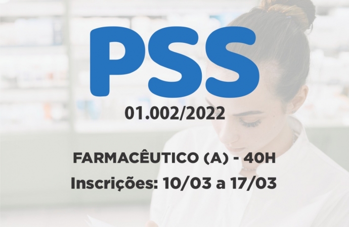 Prefeitura de Medianeira abre PSS para contratação de Farmacêutico Generalista