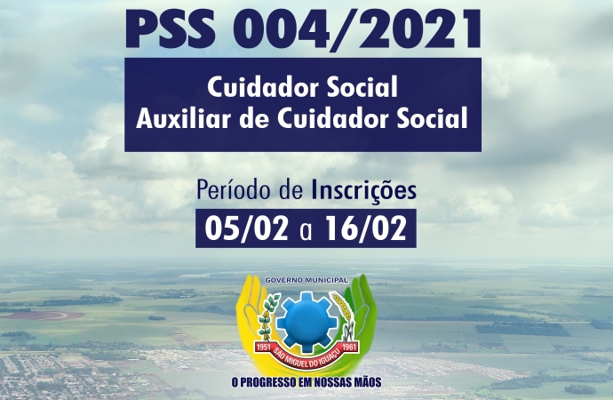 Prefeitura de São Miguel abre Processo Seletivo para contratação na área do Social