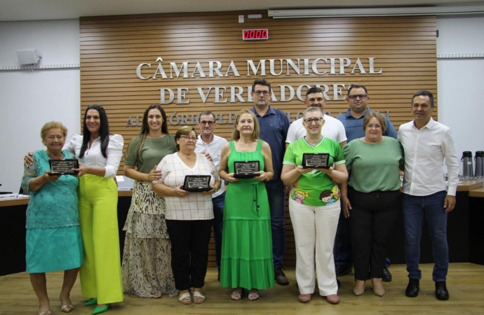 Prêmio mulher destaque homenageou mulheres de Santa Helena através da Câmara de Vereadores