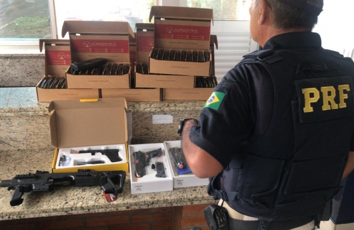 PRF apreende armas de airsoft importadas irregularmente