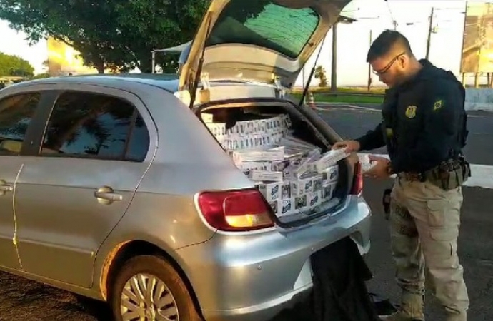 PRF apreende cargas de eletrônicos, cigarros e maconha em intervalo de 8h em Santa Terezinha de Itaipu