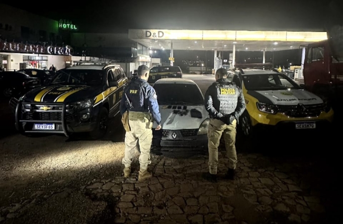 PRF apreende duas pistolas 9mm durante abordagem na BR-277, em Matelândia (PR)