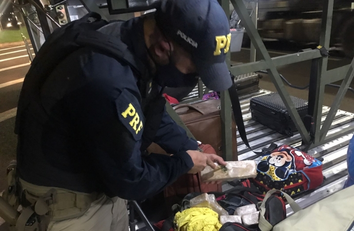 PRF apreende Maconha em Santa Terezinha de Itaipu