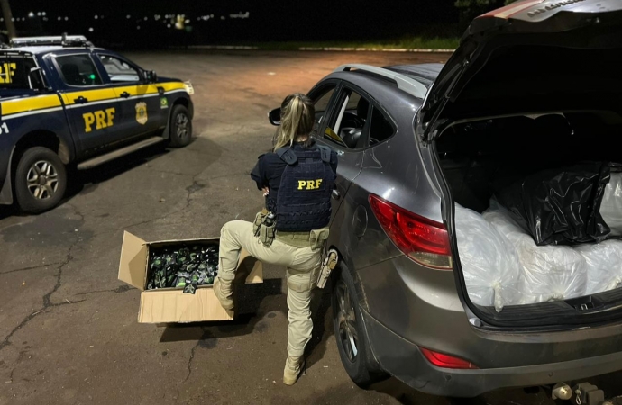 PRF apreende mais de 28 quilos de “supermaconha” em Santa Terezinha de Itaipu (PR)