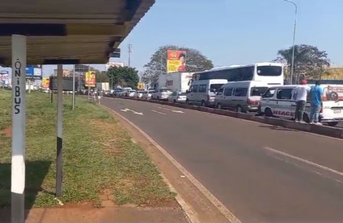 PRF Informa - Congestionamento na Ponte da Amizade em 20/09/2023