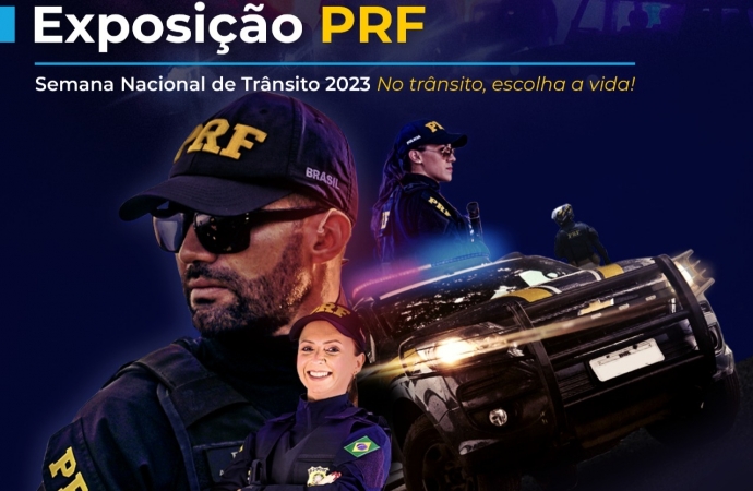 PRF realiza exposição educativa no Shopping Catuaí Palladium em Foz do Iguaçu (PR)