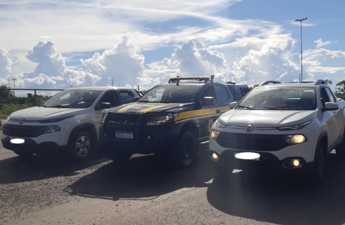 PRF recupera duas Fiat/Toro em Guaíra