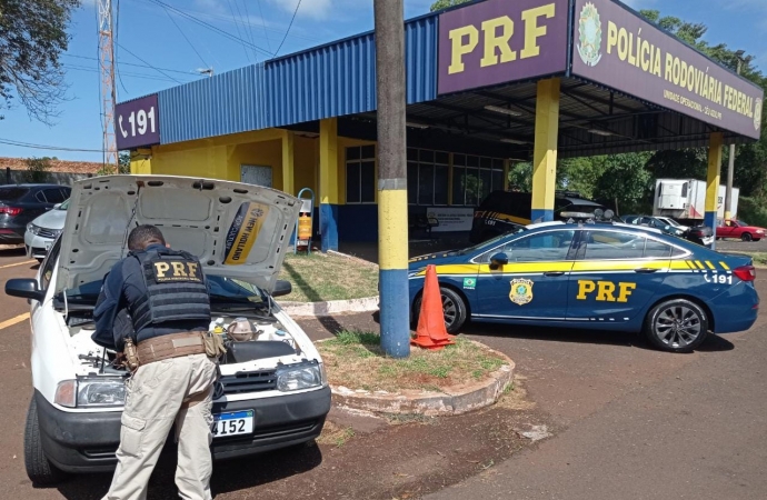 PRF recupera em Céu Azul veículo furtado em Medianeira