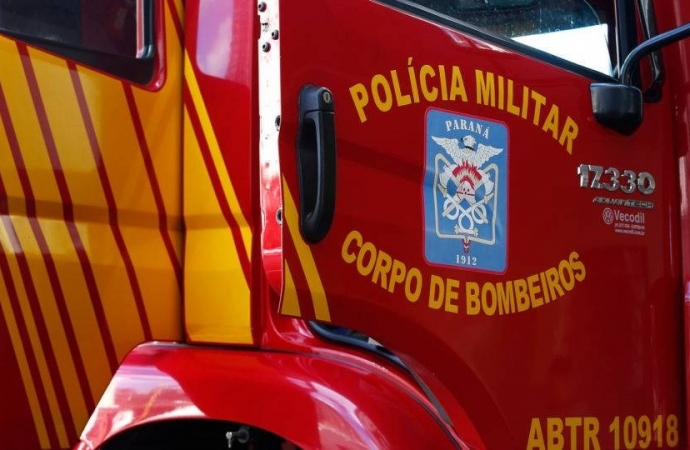 Princípio de incêndio próximo a escola de São Miguel do Iguaçu assusta funcionários e moradores