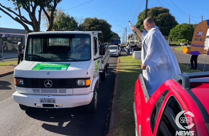 Procissão de carros e festa celebrou o dia de São Cristóvão em Medianeira