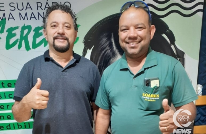 Programa Assim Canta a Costa Oeste recebe a visita de Valdirzinho Soares, da metalúrgica e construtora Soares