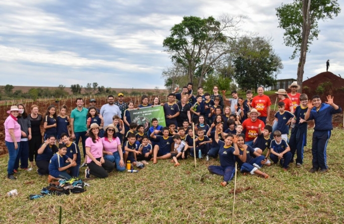 Projeto de reflorestamento tem mais uma etapa realizada em São Miguel do Iguaçu