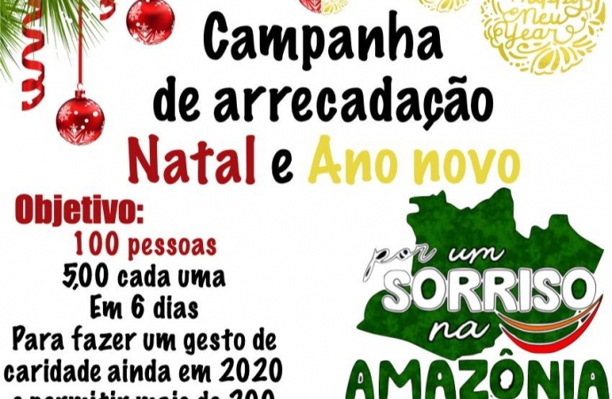 Projeto “Por Um Sorriso na Amazônia” precisa da sua doação; colabore