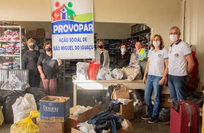 Provopar recebe doação do Lions Clube de São Miguel do Iguaçu