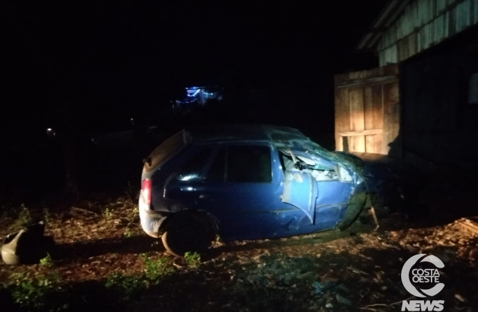 PRv de Santa Helena registra acidente na PR 497, entre Missal e São Miguel do Iguaçu