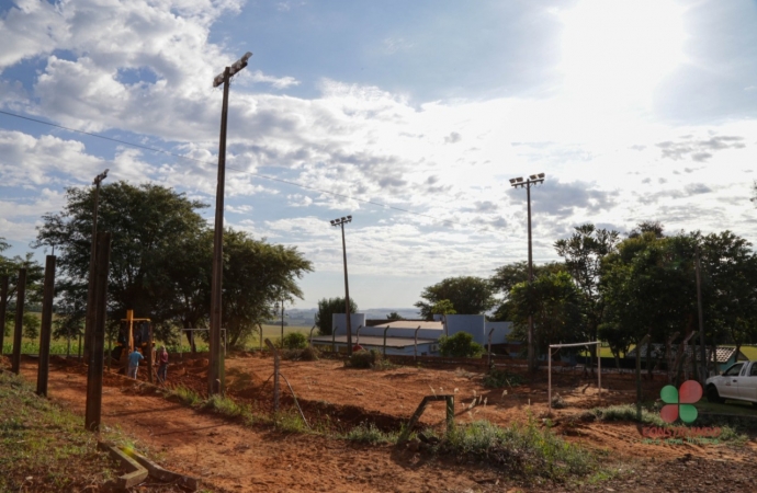 Quadra de Areia no Bairro Renascer em Missal recebe revitalização