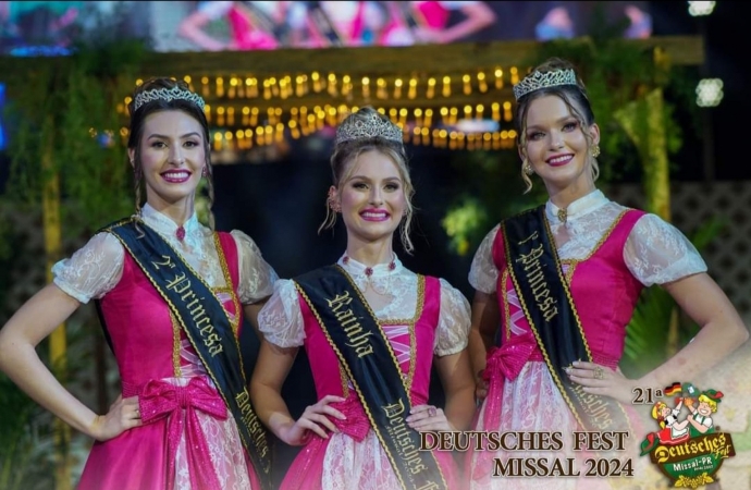 Rafaela Fernanda Kutzner é eleita Rainha da 21° Deutsches Fest