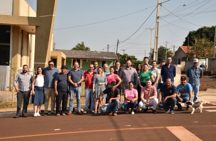 Ramilandia realiza inauguração de cinco quadras de pavimentação asfáltica