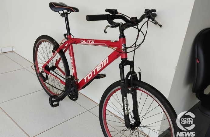 Rapaz furta bicicleta na UPA Covid em Santa Helena e acaba preso pela Polícia Militar na PR 495