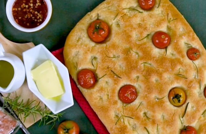 Receita de Focaccia