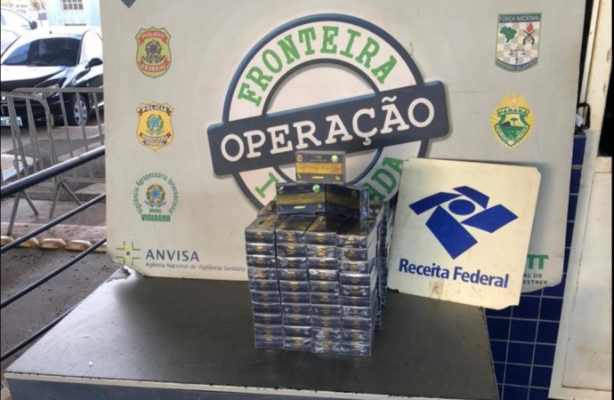 Receita Federal apreende 120 pacotes de “Mel do amor” na Ponte Internacional da Amizade