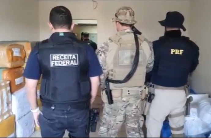 Receita Federal deflagra operação no combate ao contrabando e descaminho em Foz do Iguaçu